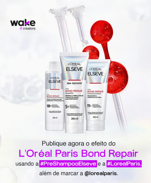 Poste seu Bond Repair e viva uma experiência L’Oréal!