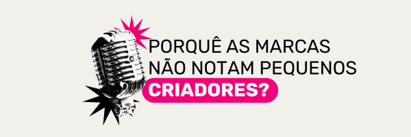 Marcas só escolhem perfis com muitos seguidores!