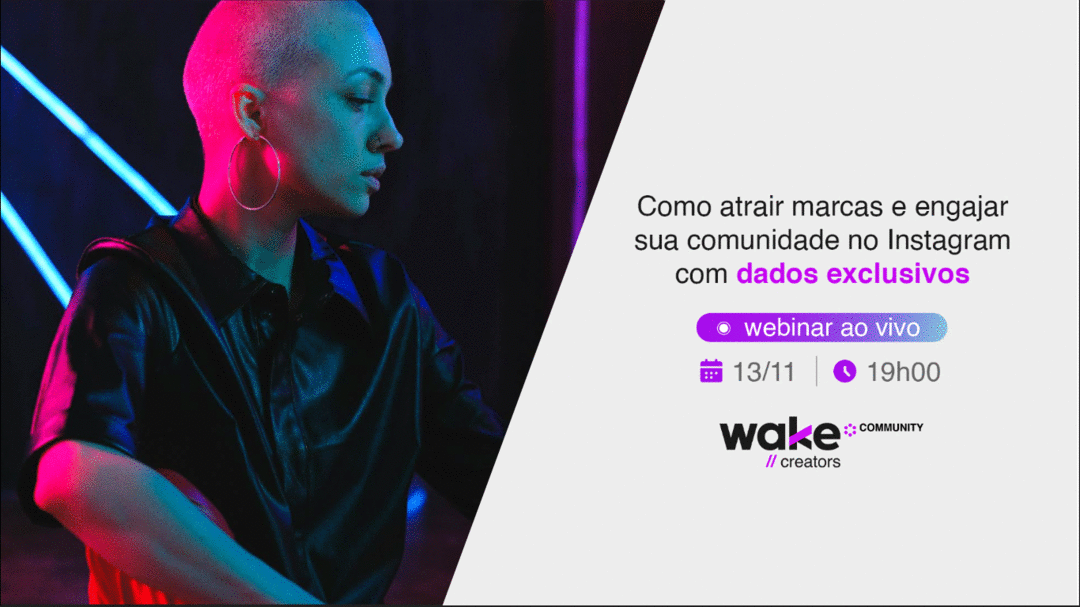 Webinar de lançamento do Creators Insights